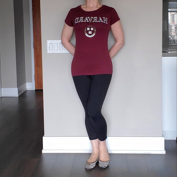 Harvard University Logo Cotton T-shirt π - Picture 9 of 14